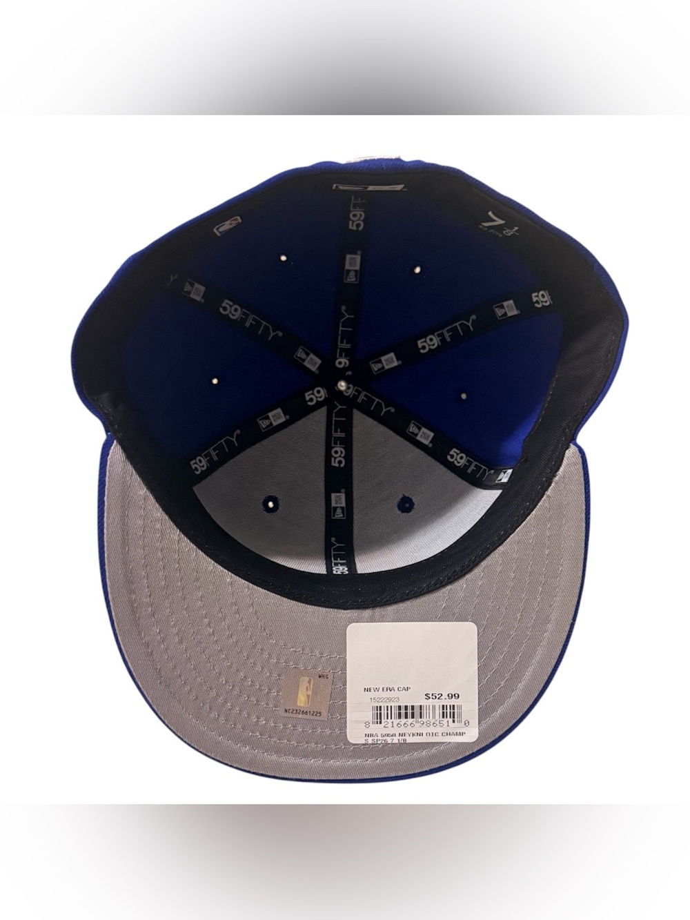 New Era NBA New York Knicks 2026 Champions Side Patch Fitted Hat - Picture 6 of 9